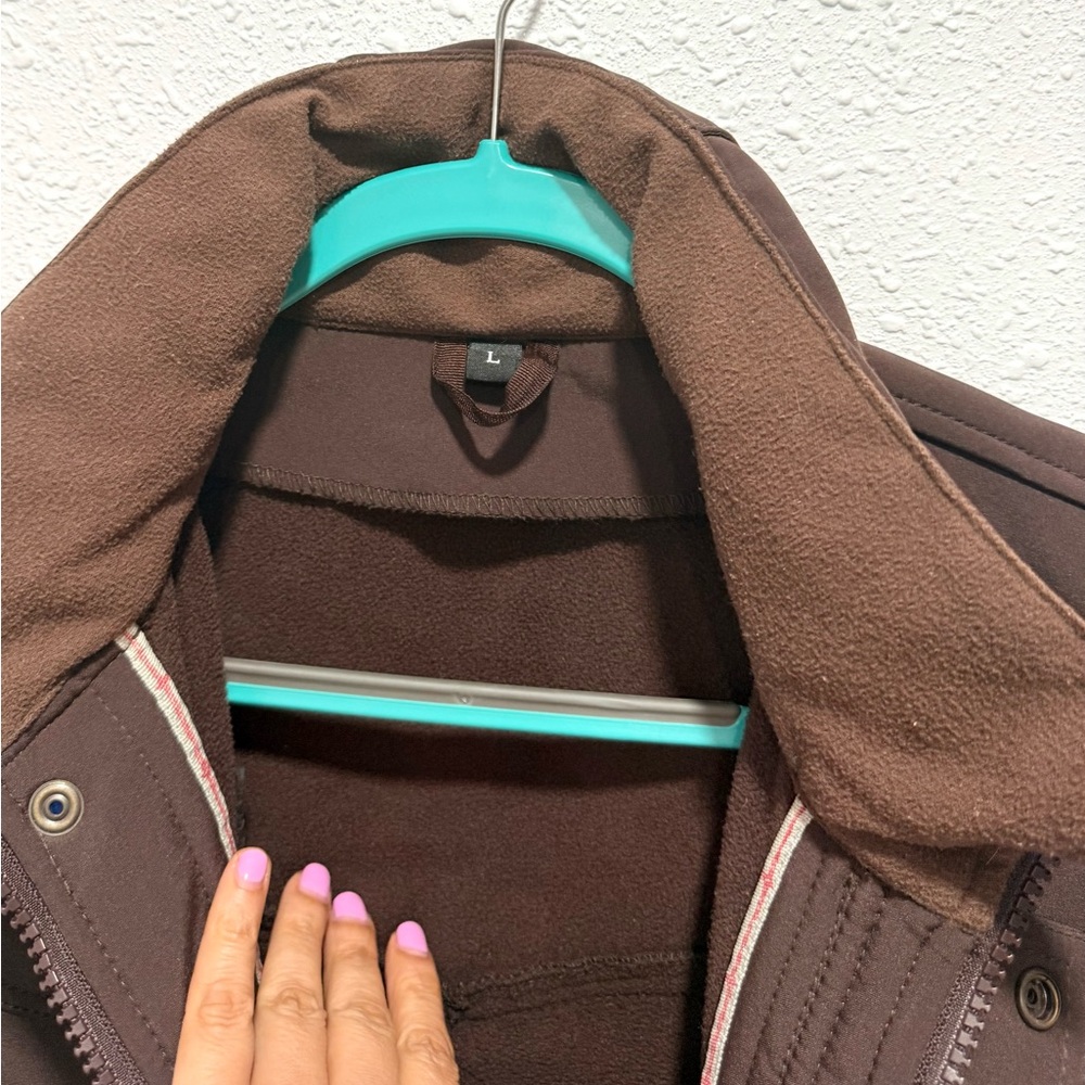 STS Ranchwear Brown Work Jacket with Rodeo Contest Patch L - Picture 5 of 12